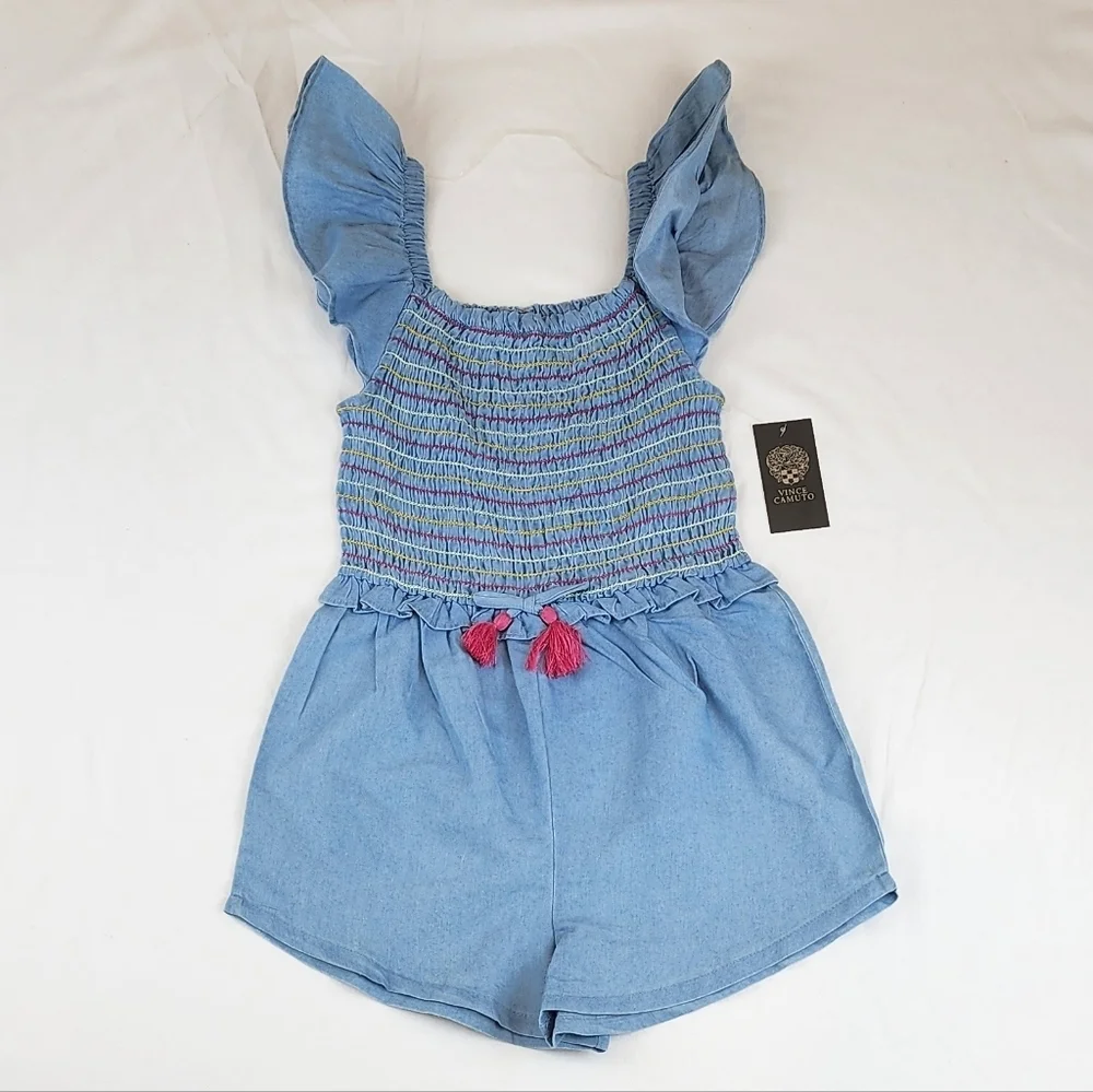 Vince Camuto Kids Blue Romper